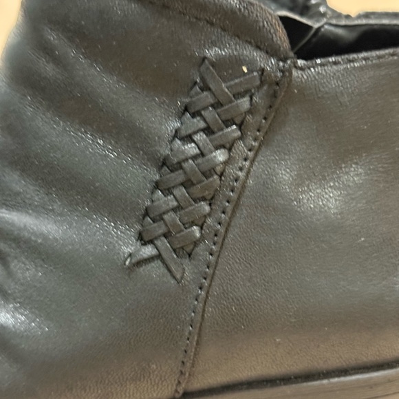 Black Leather Ankle Boots - Picture 4 of 6